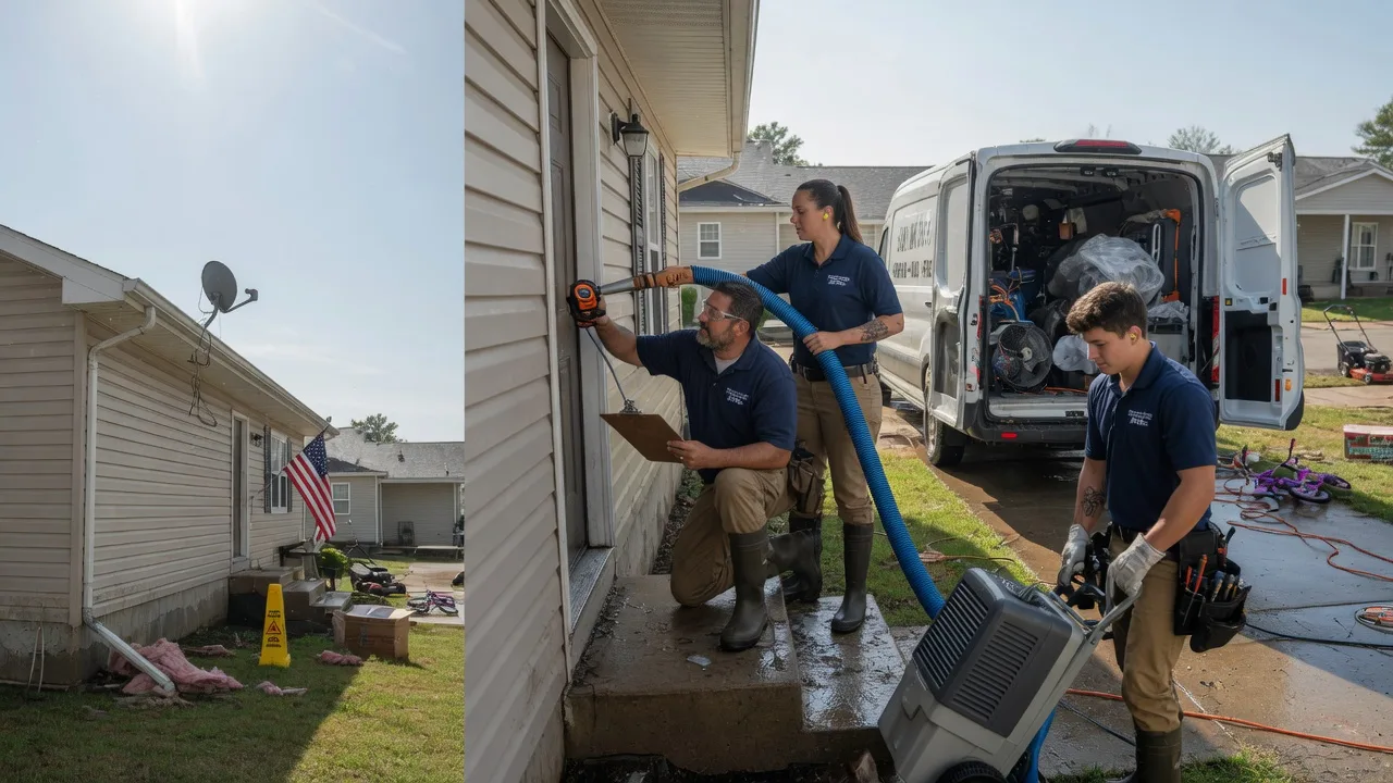 Ceiling Water Damage Restoration in Rutland, OH near me
